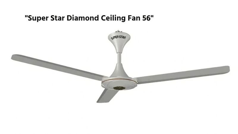 Super Star Diamond Ceiling Fan
